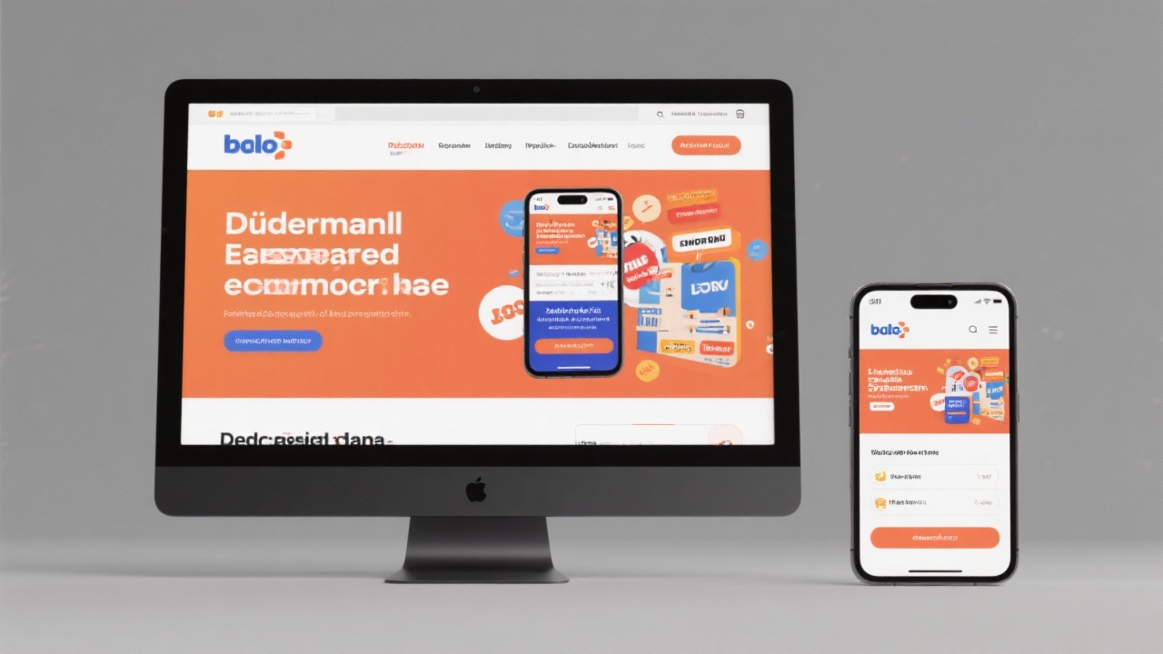 Screenshot mock-up of well-known Dutch ecommerce homepage with localized navigation typography and promotional banners rendered across desktop tablet and phone breakpoints against a neutral gray backdrop.